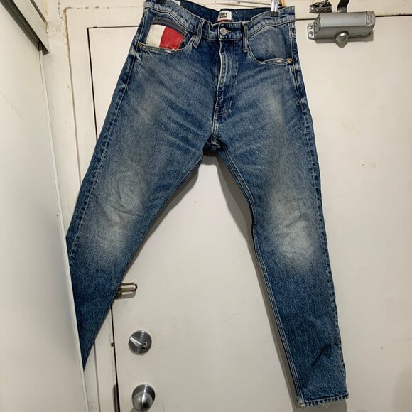 TOMMY JEANS MODERN TAPERED JEANS SIZE 36/32 - Picture 7 of 11